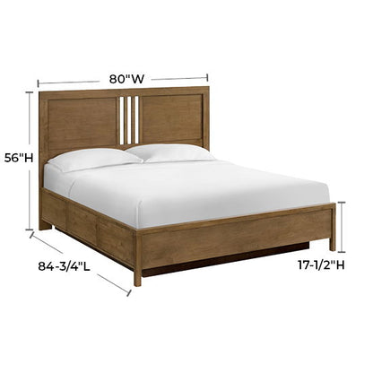 Bailey - King Storage Bed - Nutmeg