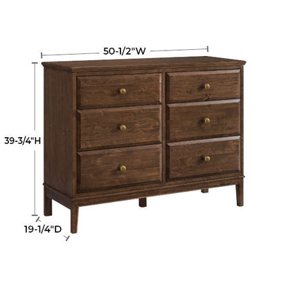 Virginia - 50"W Low Dresser - Americano