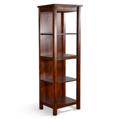 Santa Fe - 76" Entertainment Wall - Dark Chocolate