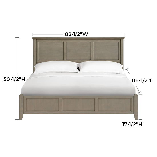 McKenzie - King Classic Bed - Fieldstone