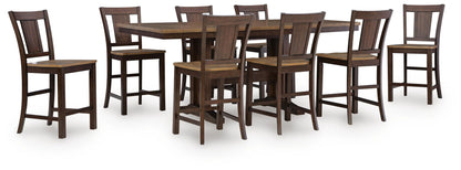 Rylandeen - Counter Height Extension Dining Table Set