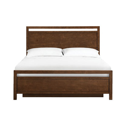 Virginia - King Storage Bed - Americano
