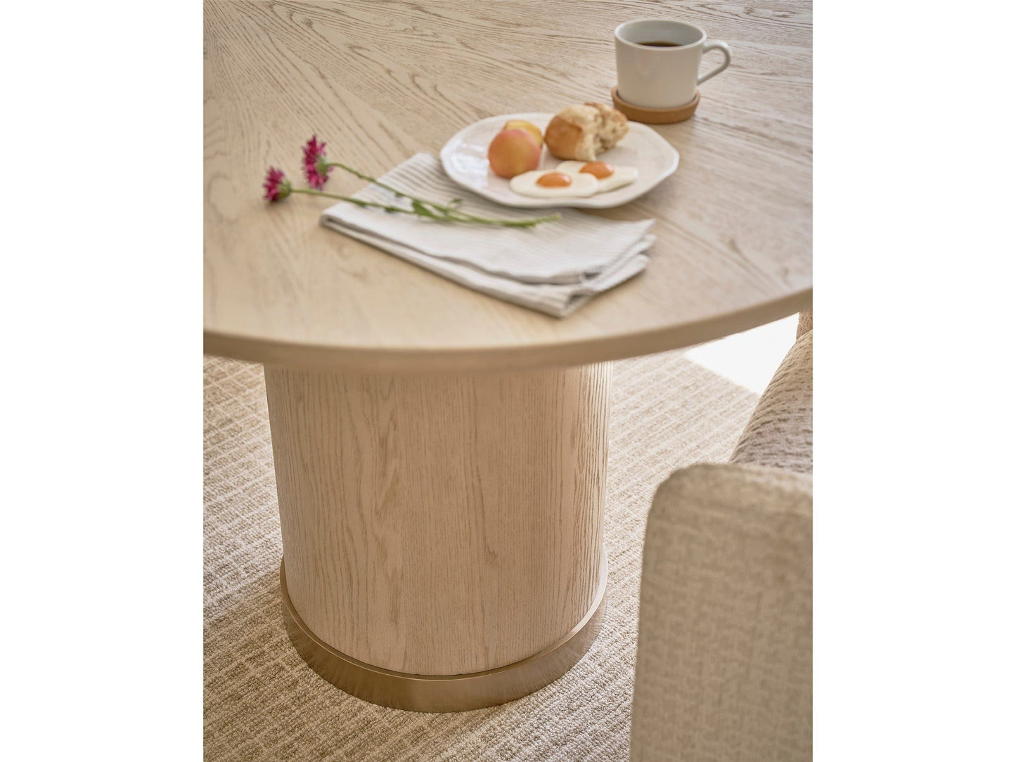 Velora - Oval Dining Table - Light Brown