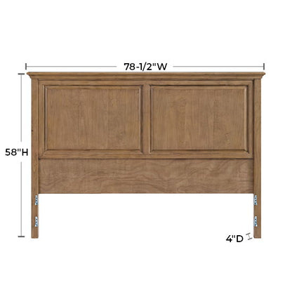 McKenzie - California King Premier Headboard - Pecan