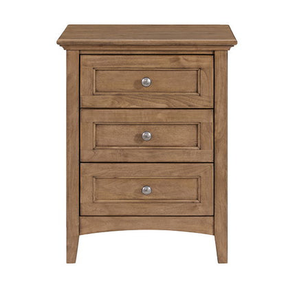 McKenzie - 3-Drawer Nightstand - Pecan
