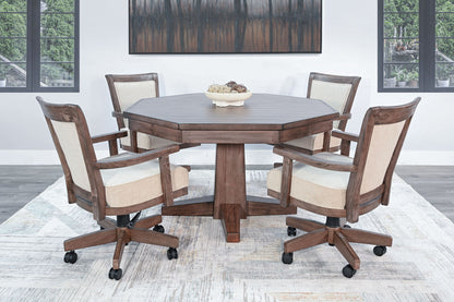 Doe Valley - Reversible Game And Dining Poker Table - Buckskin