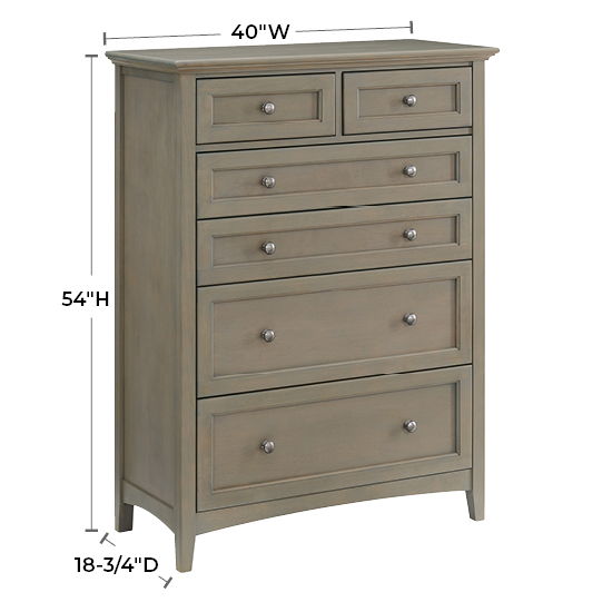 McKenzie - 6-Drawer Chest - Fieldstone