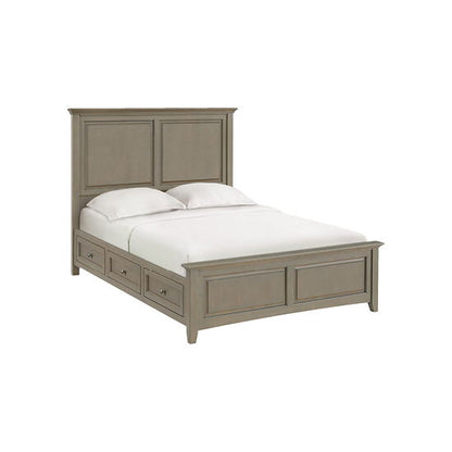 McKenzie - Queen Premier Storage Bed - Fieldstone