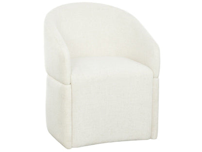 Velora - Upholstered Arm Chair - White