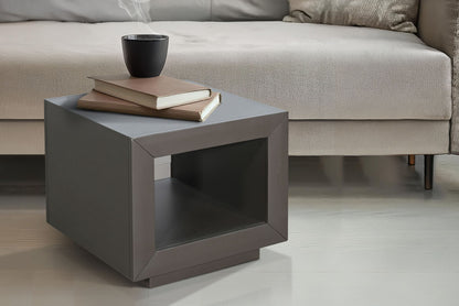 Modern Square Table With Open Storage