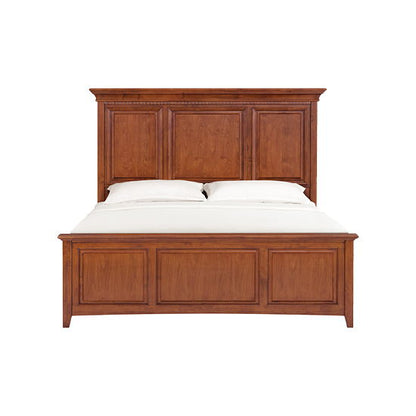McKenzie - King Grand Bed - Glazed Antique Cherry