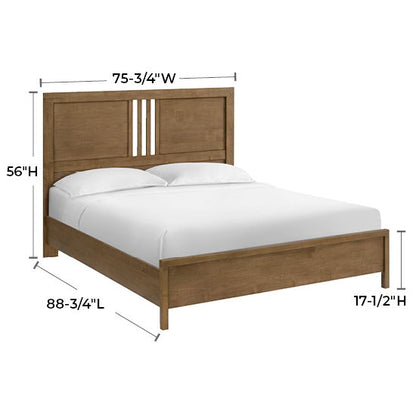 Bailey - California King Bed - Nutmeg