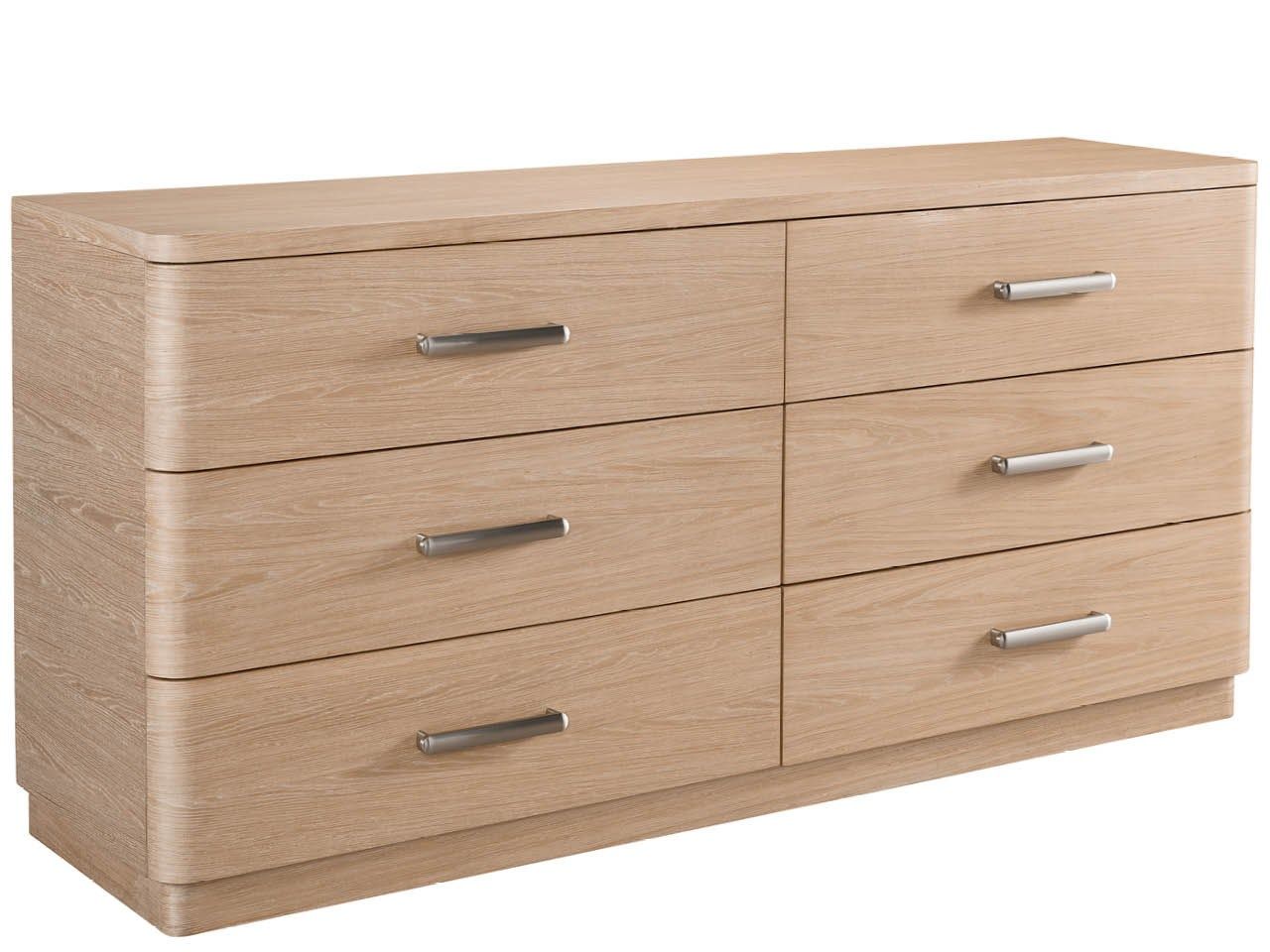 Modern - Six Drawer Dresser - Light Brown
