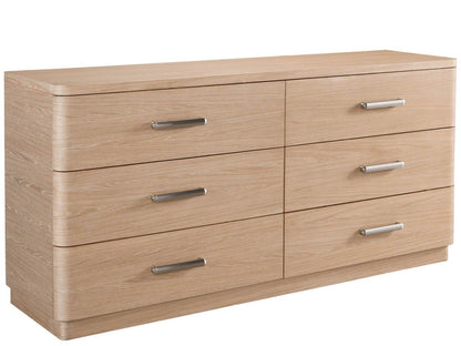 Modern - Six Drawer Dresser - Light Brown