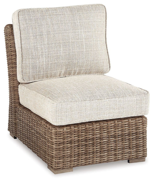 Beachcroft - Armless Chair w/Cushion - Beige
