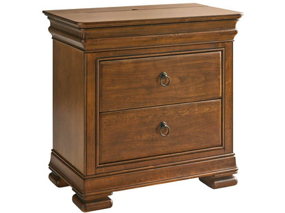 New Lou - Nightstand - Dark Brown