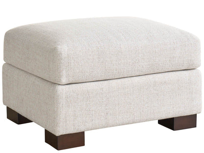 Brooklyn - Ottoman - Pearl Silver