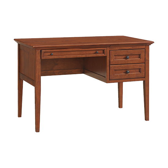 McKenzie - 3-Drawer Desk - Glazed Antique Cherry