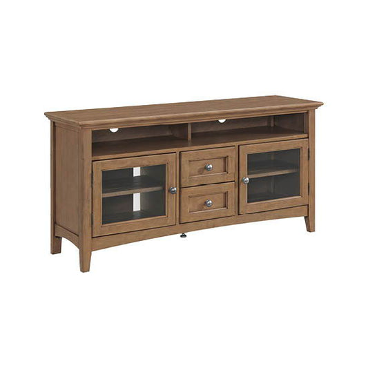 McKenzie - 54'' W Sound Bar Media Console - Pecan