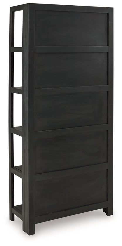 Abyard - Bookcase - Black / Natural