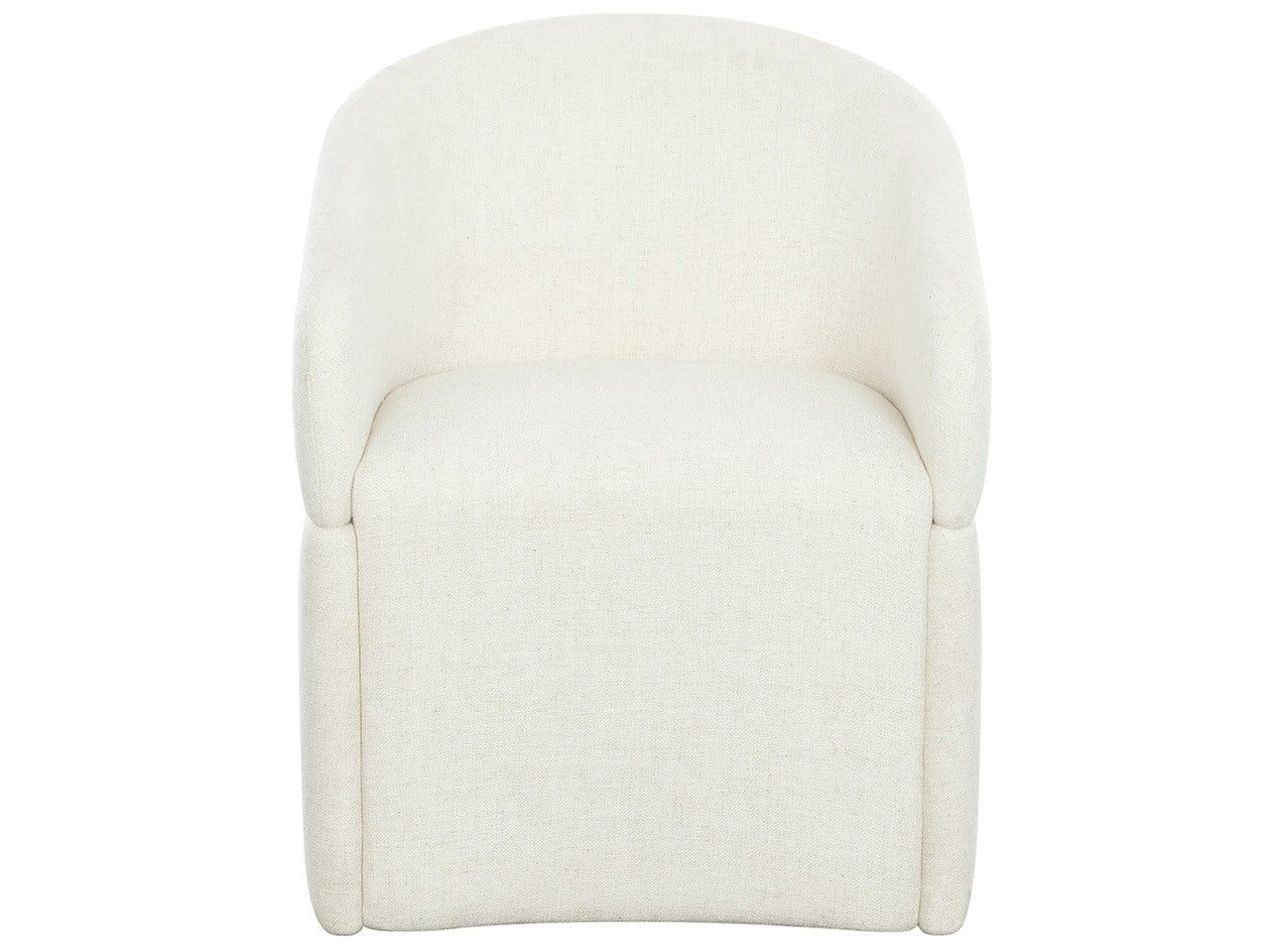 Velora - Upholstered Arm Chair - White