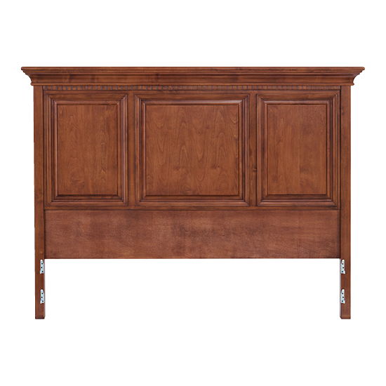 McKenzie - King Grand Headboard - Glazed Antique Cherry