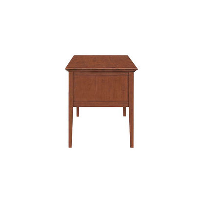 McKenzie - 4-Drawer Desk - Glazed Antique Cherry
