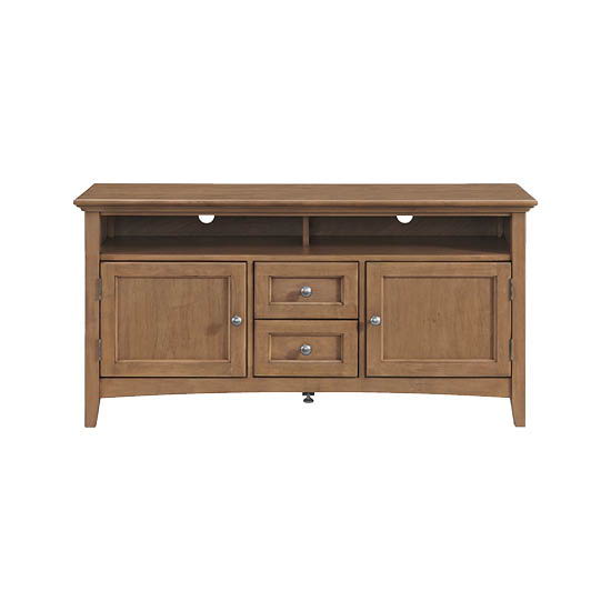 McKenzie - 54'' W Sound Bar Media Console - Pecan