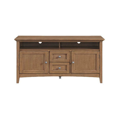 McKenzie - 54'' W Sound Bar Media Console - Pecan