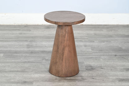 Felicity - Modern Solid Wood Pedestal Side Table
