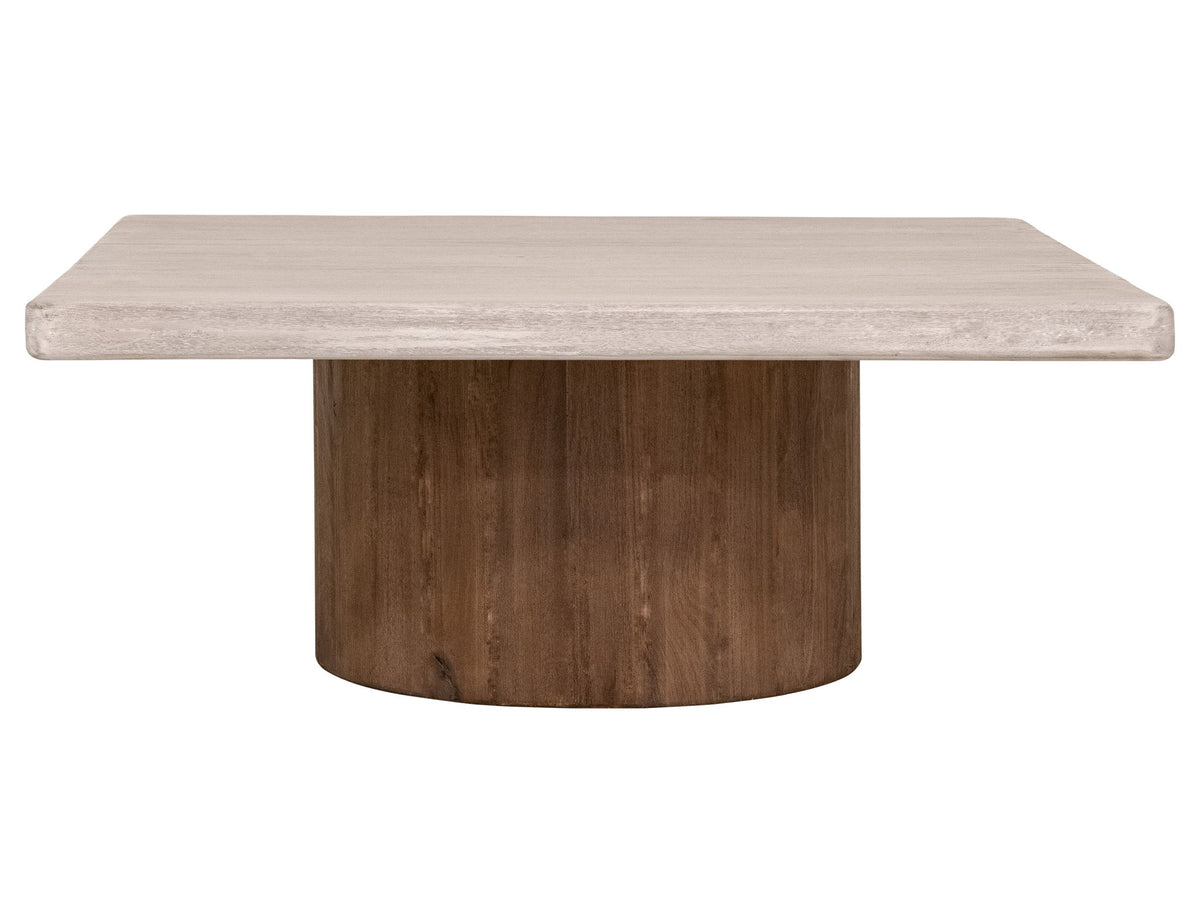Sahara - Square Cocktail Table - Light Cream / Brown Caramel