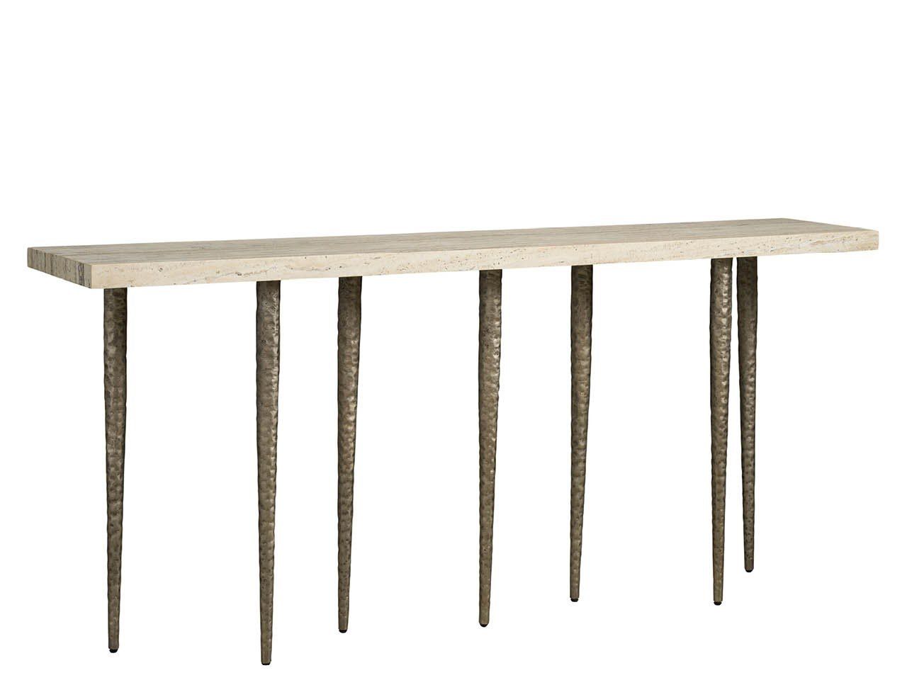 Avaline - Lowry Console - Bronze / Gray