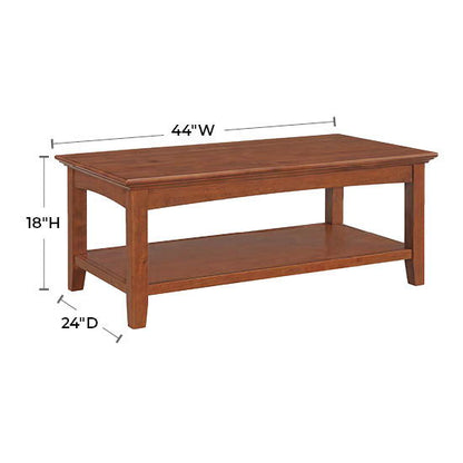McKenzie - Cocktail Table - Glazed Antique Cherry