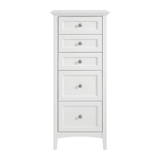 McKenzie - 5-Drawer Lingerie Chest - Snowbound