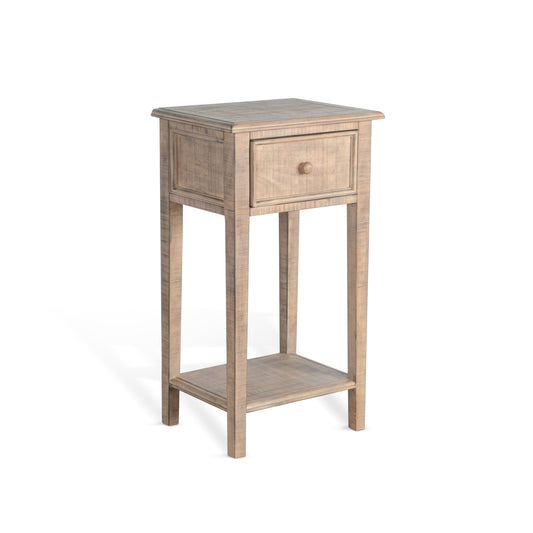 Marina - 31" Height Side Table - Beach Pebble