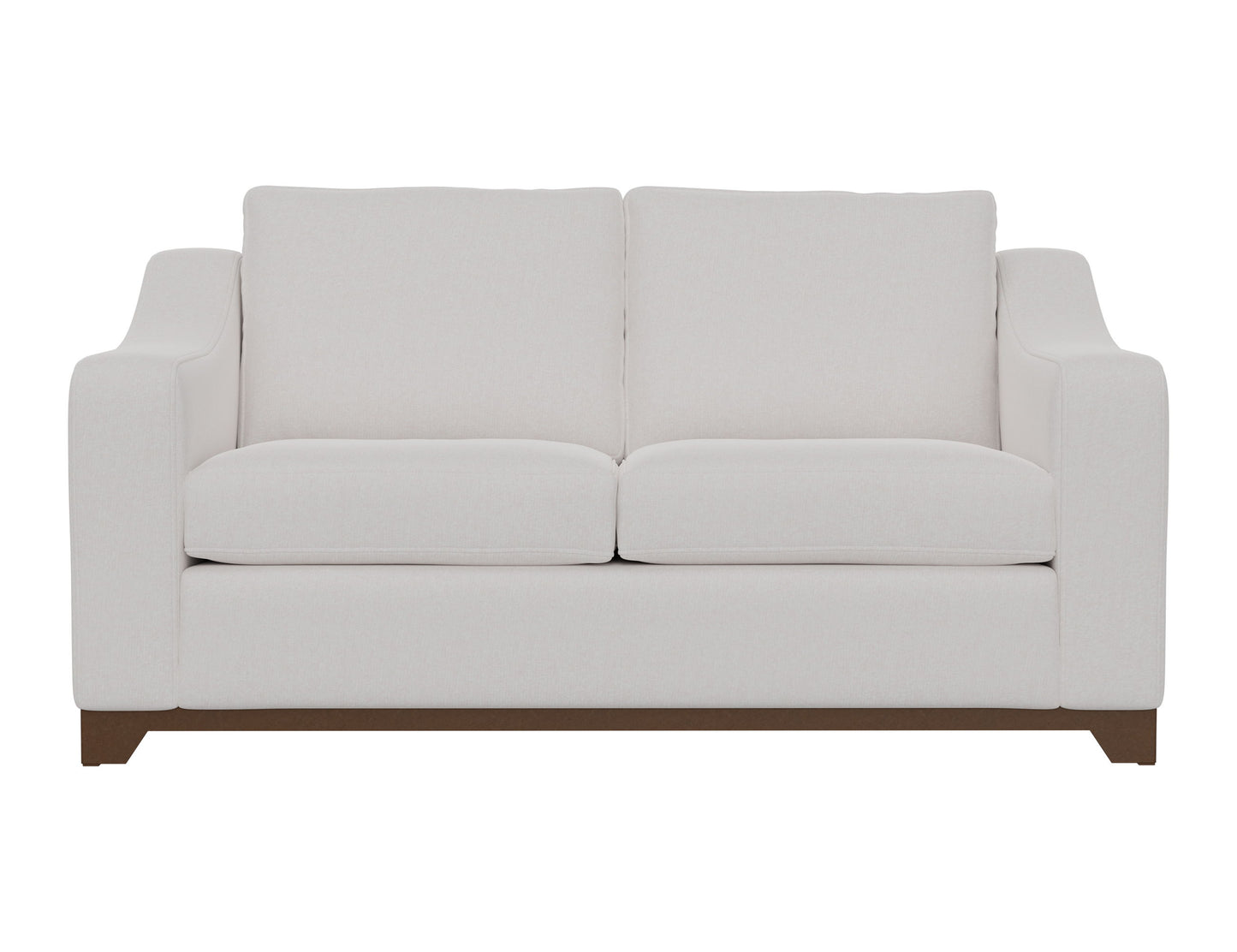 Natural Parota - Loveseat - Mink Withe