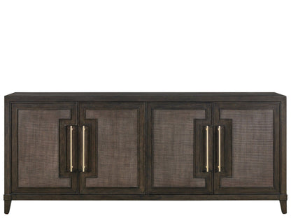 Fenwick - Embossed Credenza - Dark Brown