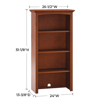 McKenzie - 26.5" W Hutch - Glazed Antique Cherry