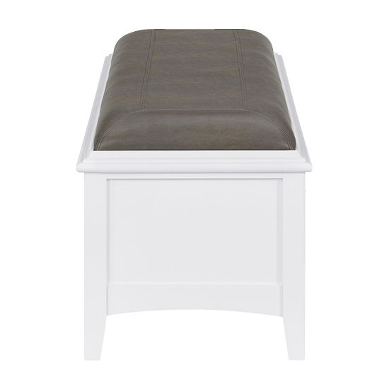 McKenzie - 2-Drawer Bench - Snowbound