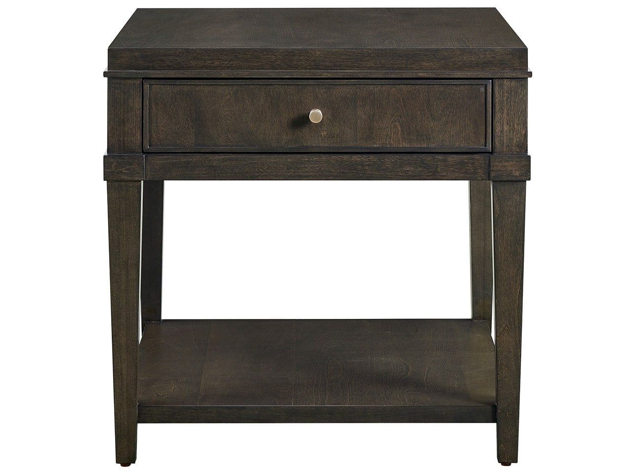 Fenwick - End Table - Dark Brown