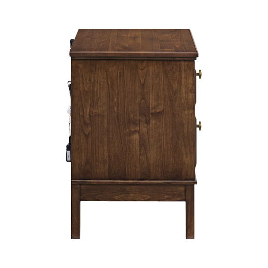 Virginia - 2-Drawer Nightstand - Americano