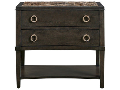 Fenwick - Emperador Nightstand - Dark Brown