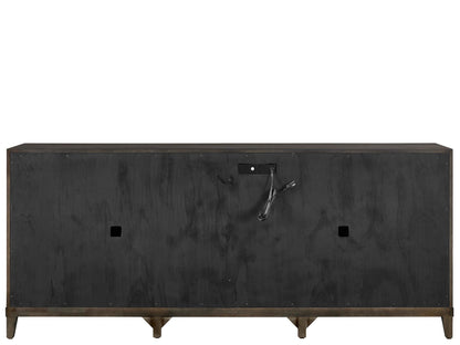 Fenwick - Embossed Credenza - Dark Brown