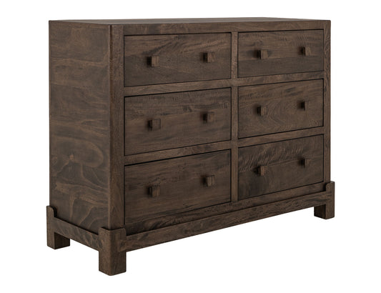 Atenas - 6-Drawer Dresser - Brown