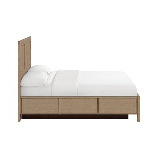 Bailey - Queen Storage Bed - Almond