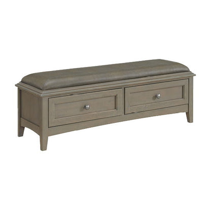 McKenzie - 2-Drawer Bench - Fieldstone