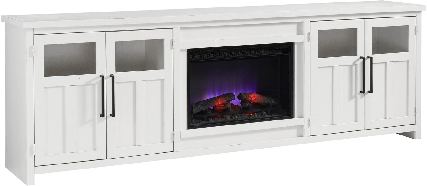 98" Fireplace w/ 4 Doors