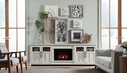 98" Fireplace w/ 4 Doors