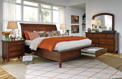Queen Sleigh Bed