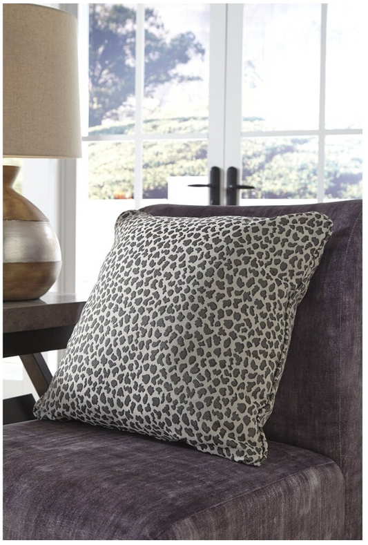 Piercy Grey Cheetah Pillow